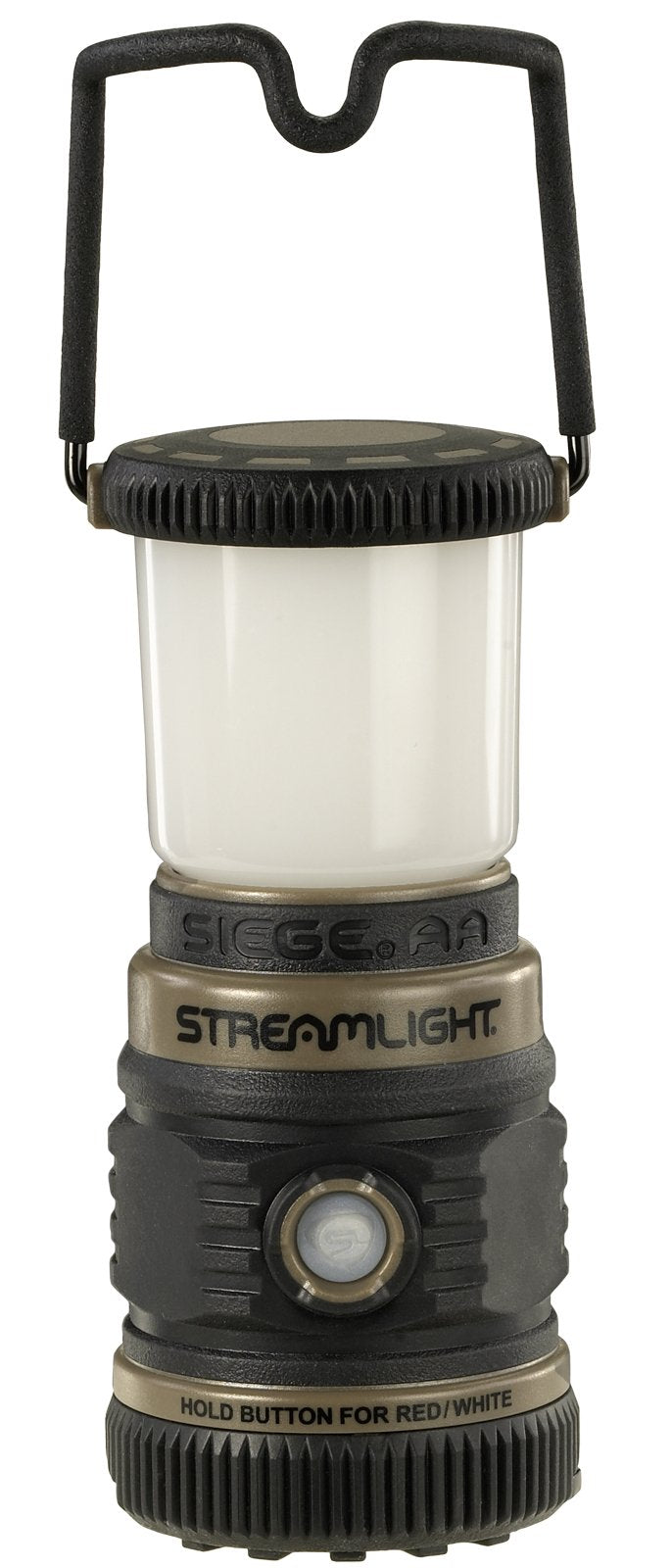 Streamlight 44941 Siege AA 200-Lumen Lantern with White & Red LEDs for Camping & Emergencies, Coyote