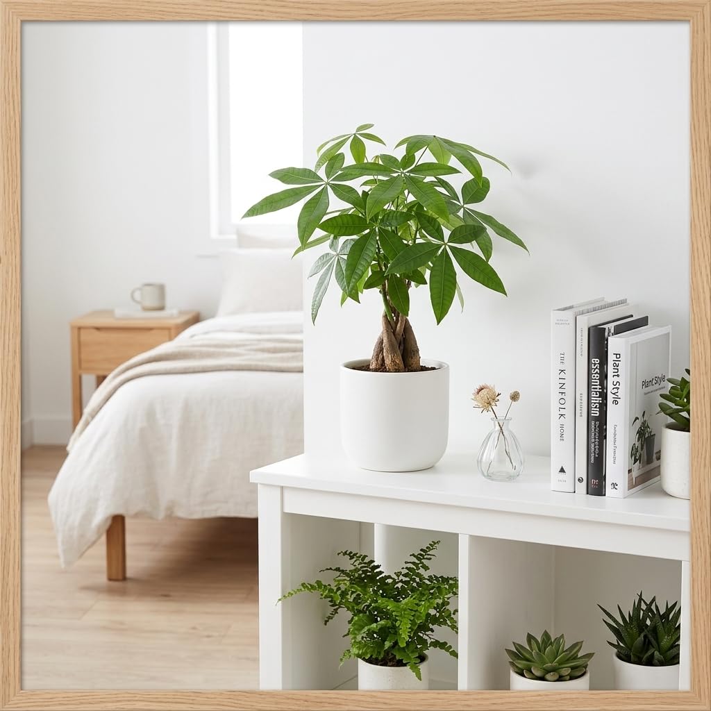 NYGardenia Money Tree Live Plant, Pachira Aquatica, 4 Inch Pot, Braided Indoor Houseplant, Easy Care