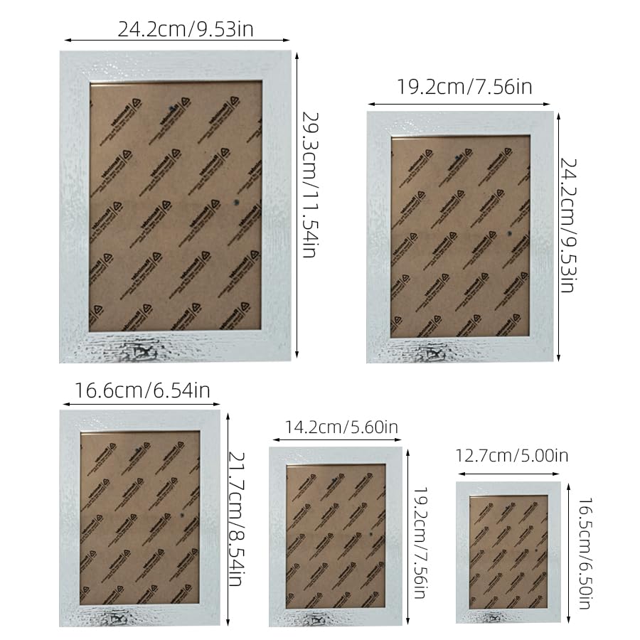 Modern Photo Frame for Wall & Desk Display, Durable Frame for Family Photos, Decorative Picture Frame Set for Home & Office, Easy to Use(Silver 3.5x5in)