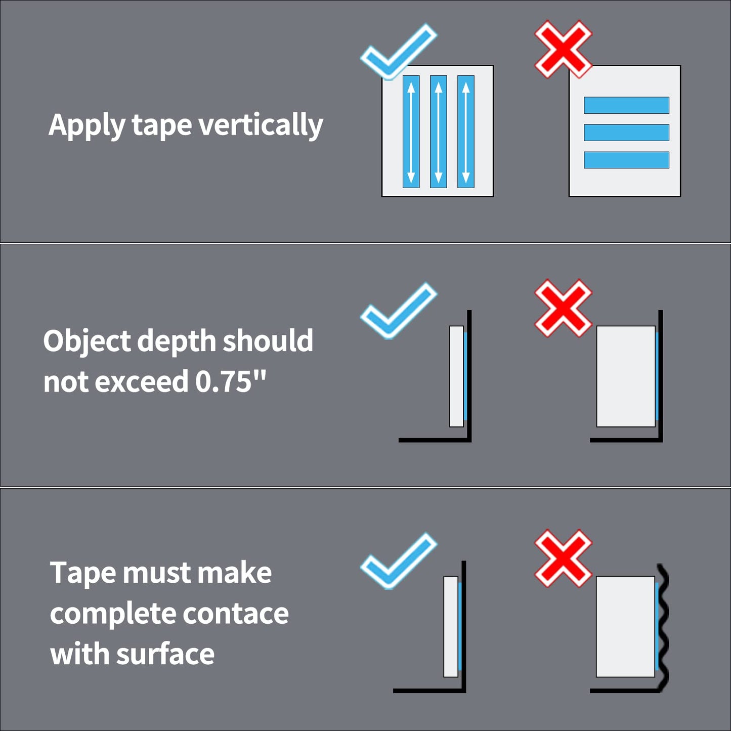 Art3d Double-Sided Mounting Tape (10FT), Multipurpose Removable Adhesive Foam Tape, Transparent, Household