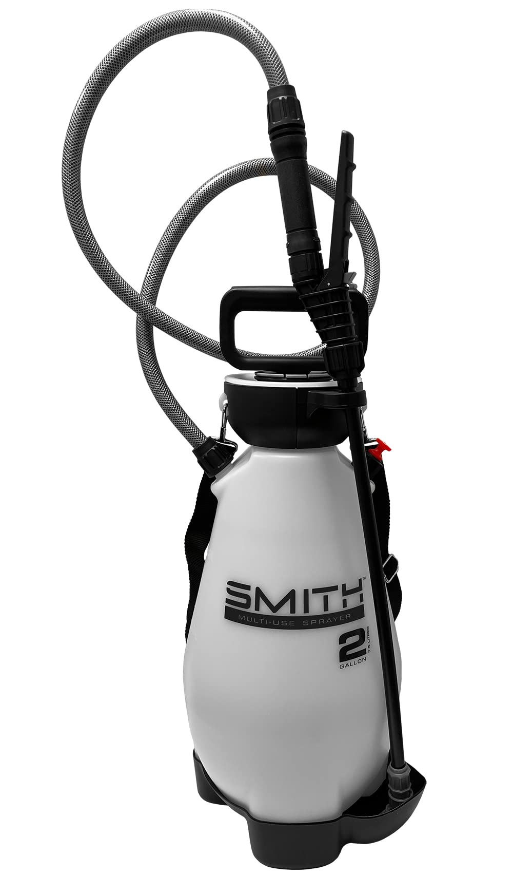 Smith Performance Sprayers Smith Multi-Use 2 Gallon Bleach Sprayer for Pros Removing Mold, Degreasing or Cleaning, White, 190684