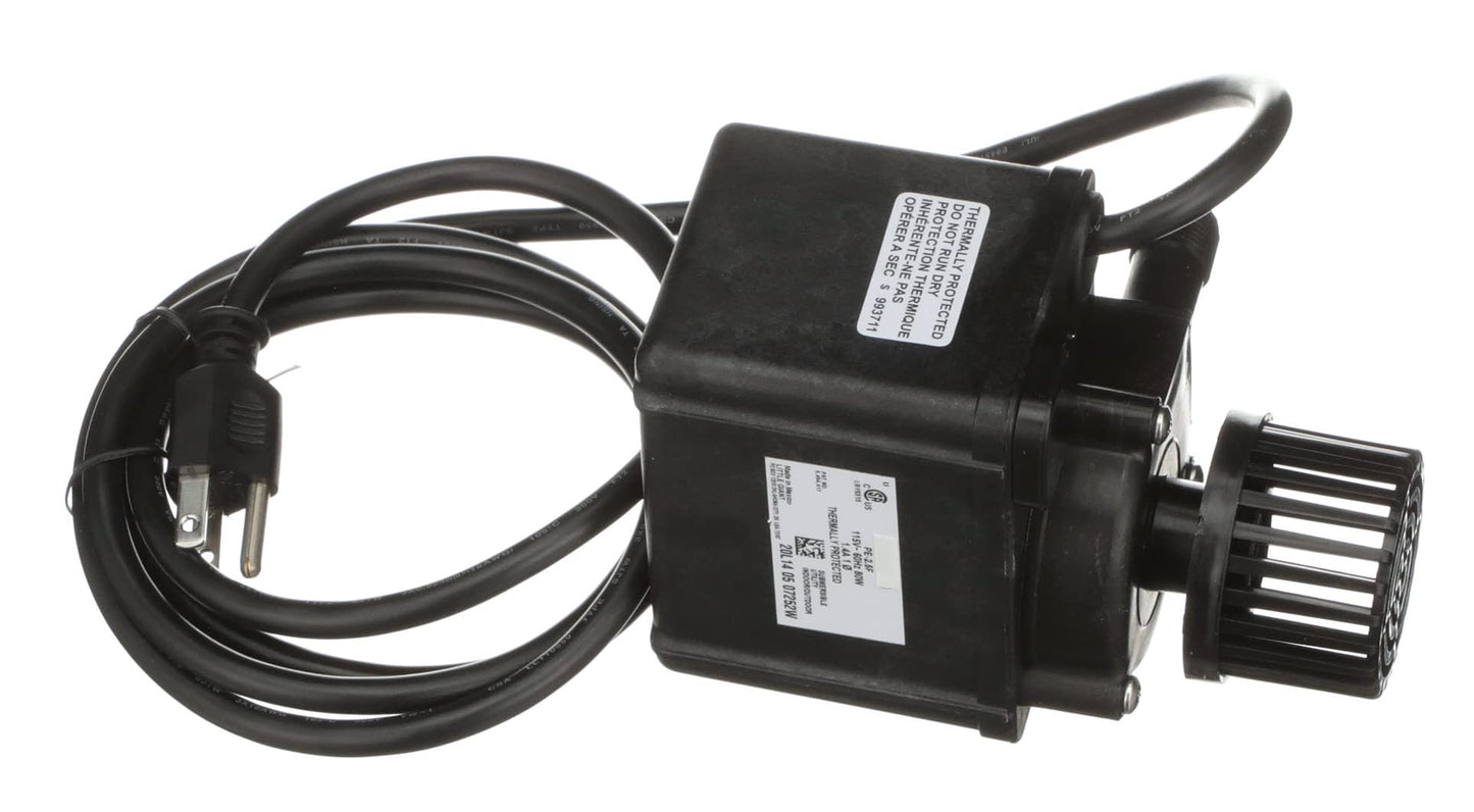 Little Giant PE-2.5F 115 Volt, 1/28 HP, 475 GPH Small Submersible Direct Drive Pump with 6-Ft. Cord, Black, 518600