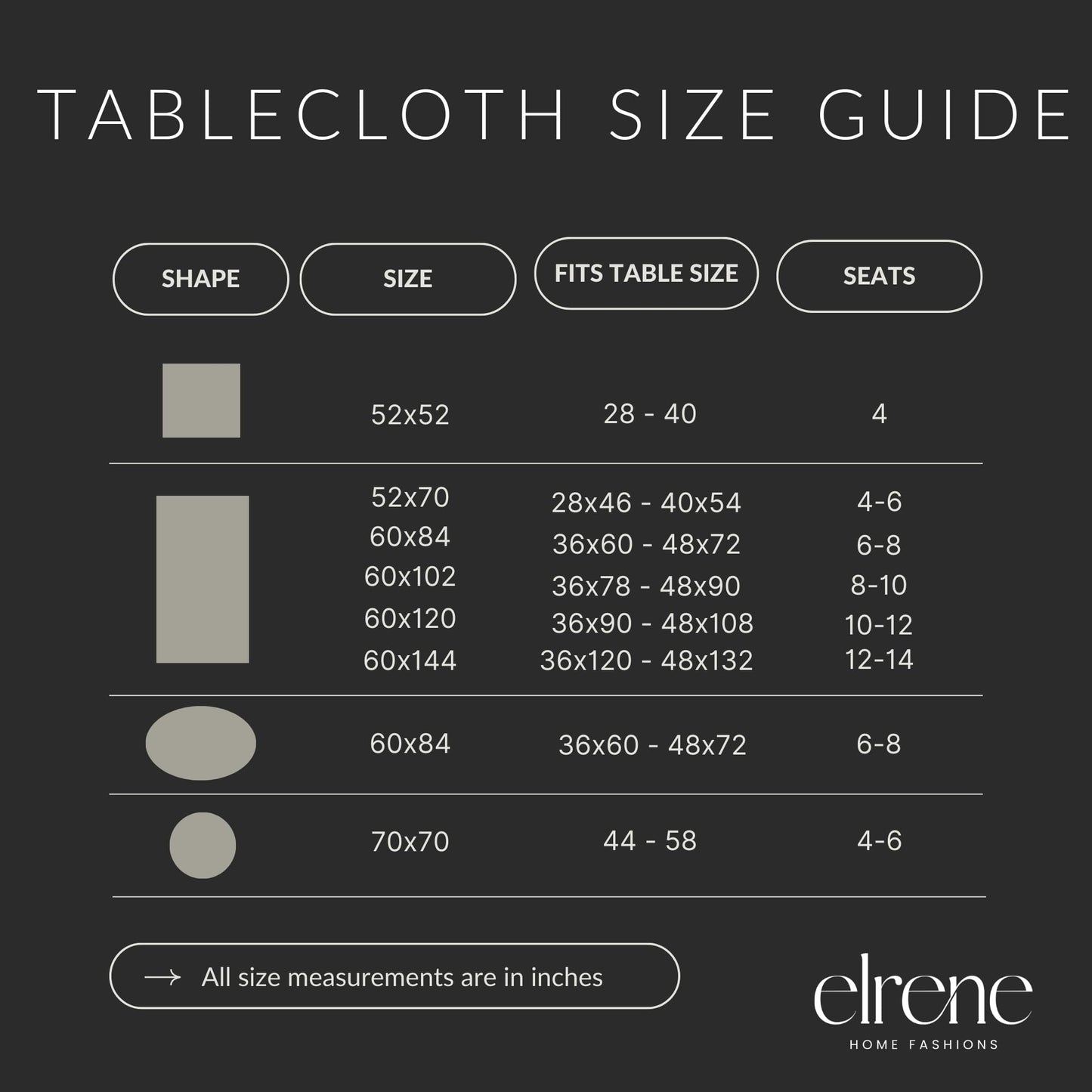 Elrene Home Fashions Santa Snowy Sleighride Wrinkle Resistant Holiday/Christmas Tablecloth, 60"X120", Rectangle