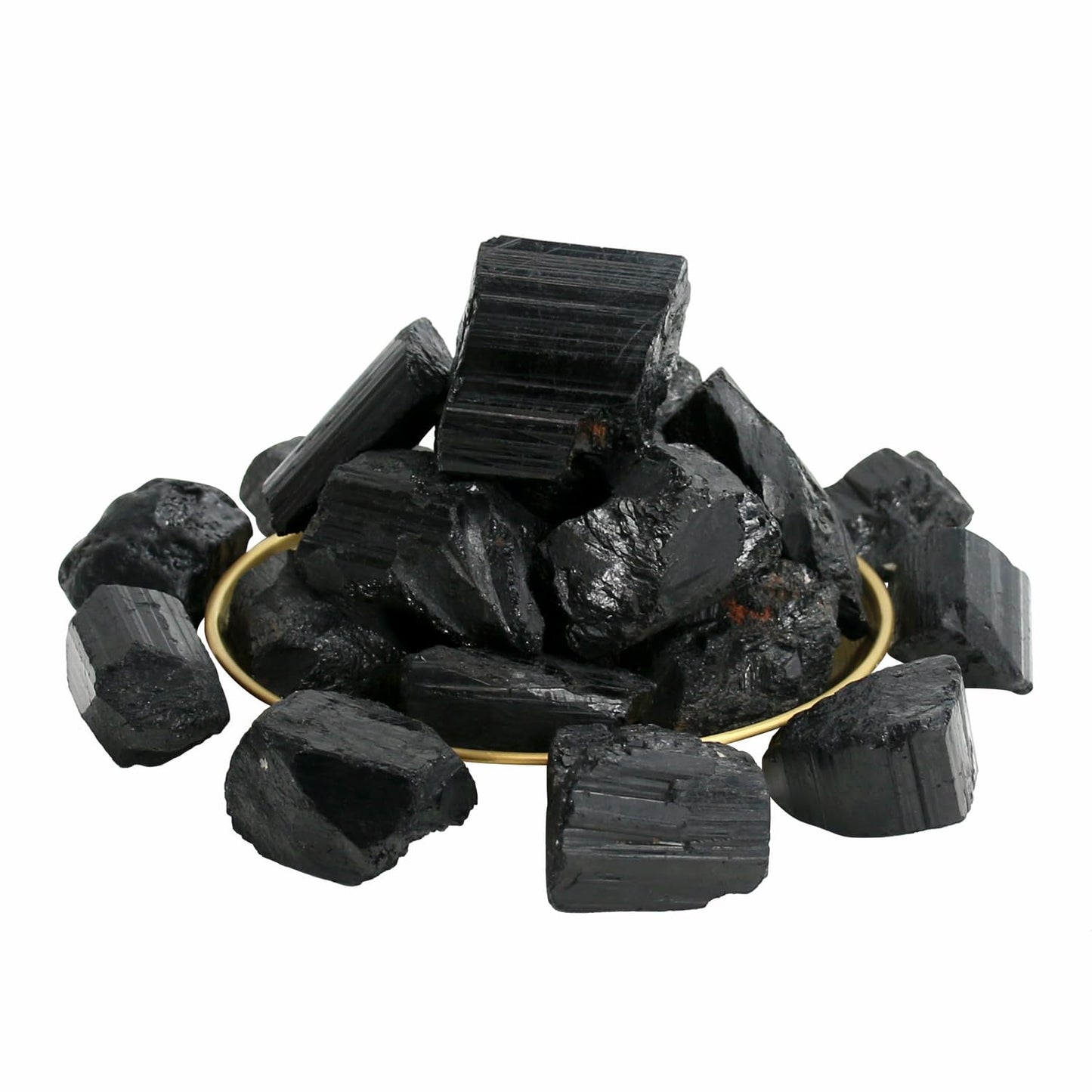 Nvzi Raw Black Tourmaline Crystals Bulk, Real Gemstones and Crystals, Rocks and Minerals, Healing Crystals, Quartz Crystals and Healing Stones, Cuarzos Originales De Energia Y Piedras(1LB)