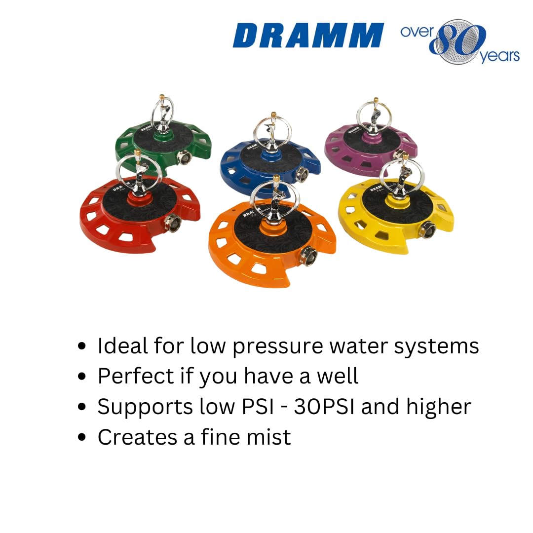 Dramm 15075 ColorStorm Spinning Sprinkler, Blue