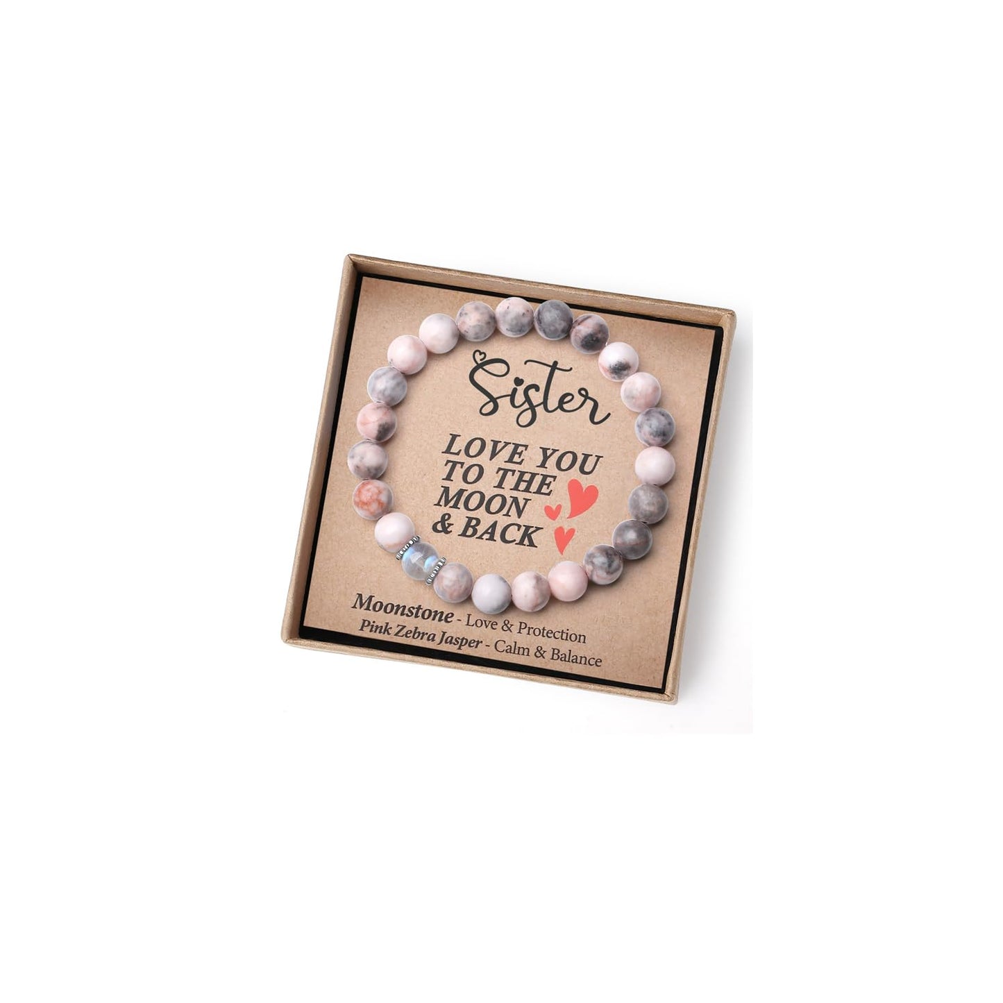 THEMEROL Sisters Gifts from Sister Birthday Gift Ideas Bracelets Women Mothers Day Gift Ideas Big Sister Gifts for Little Christmas Wrap Graduation Valentines Day In Law