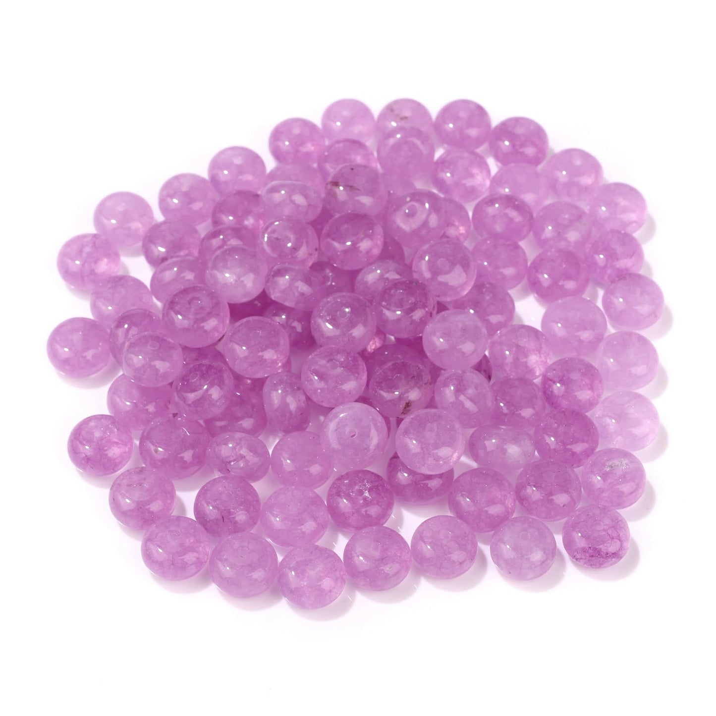 Raicegs 100pcs 5×8mm Rondelle Amethyst Beads Natural Gemstone Beads Abacus Disk Stone Loose Beads for Jewelry Making DIY Bracelets Necklace