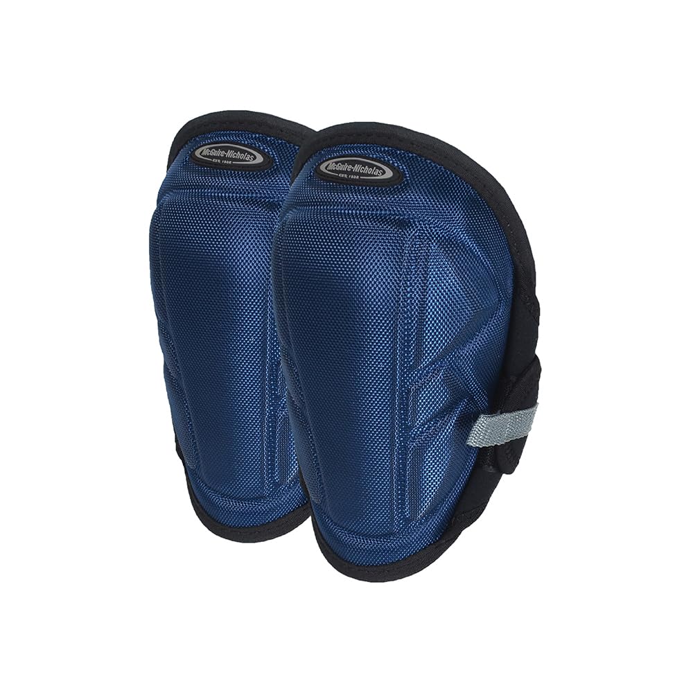 McGuire-Nicholas Gel Lite Pro Flooring Knee Pads for Men and Women, Soft Gel Adjustable Knee Pads for Gardening, Flooring, and Work, Navy/Black | 22382