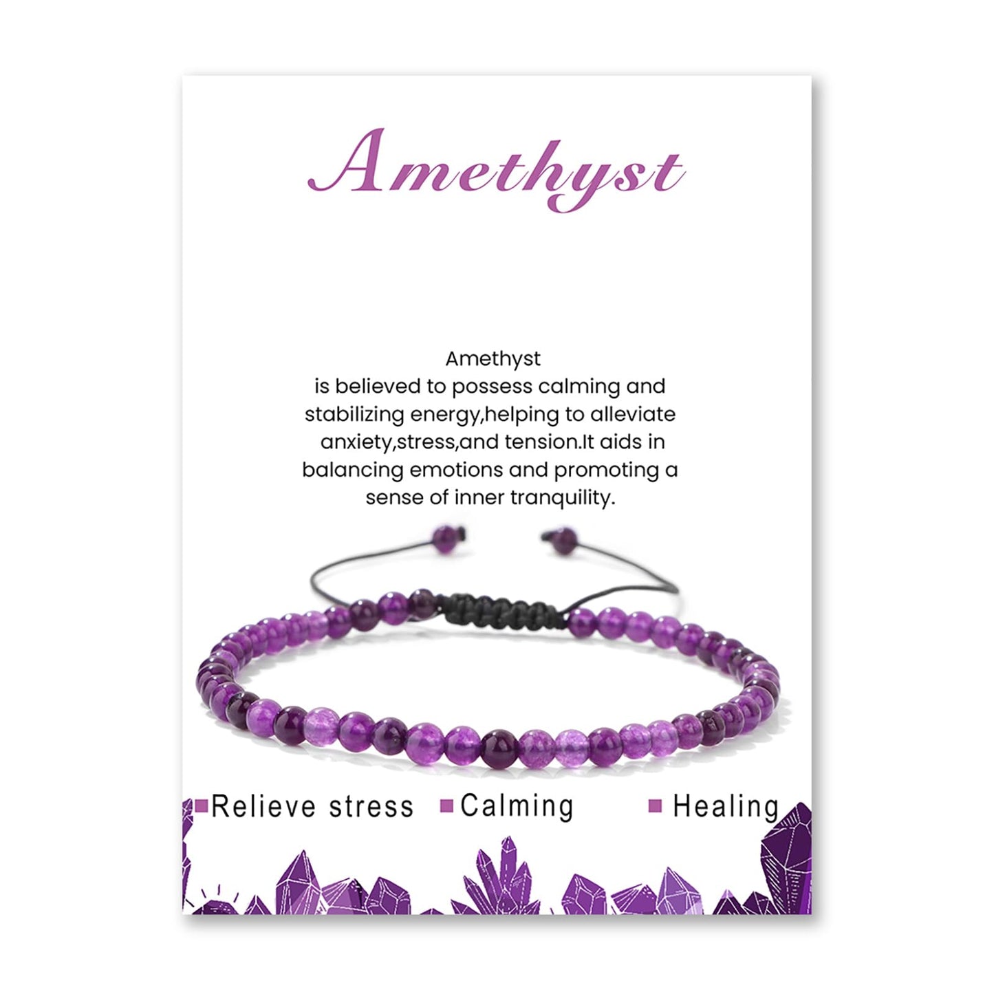 Lit Wall Amethyst Anklets for Women Beach Boho Ankle Waterproof Amethyst Crystal Anklet Bracelets Adjustable Beaded Ankle Bracelet Plus Size Anklets Gemstone Anklet Jewelry Gift for Her