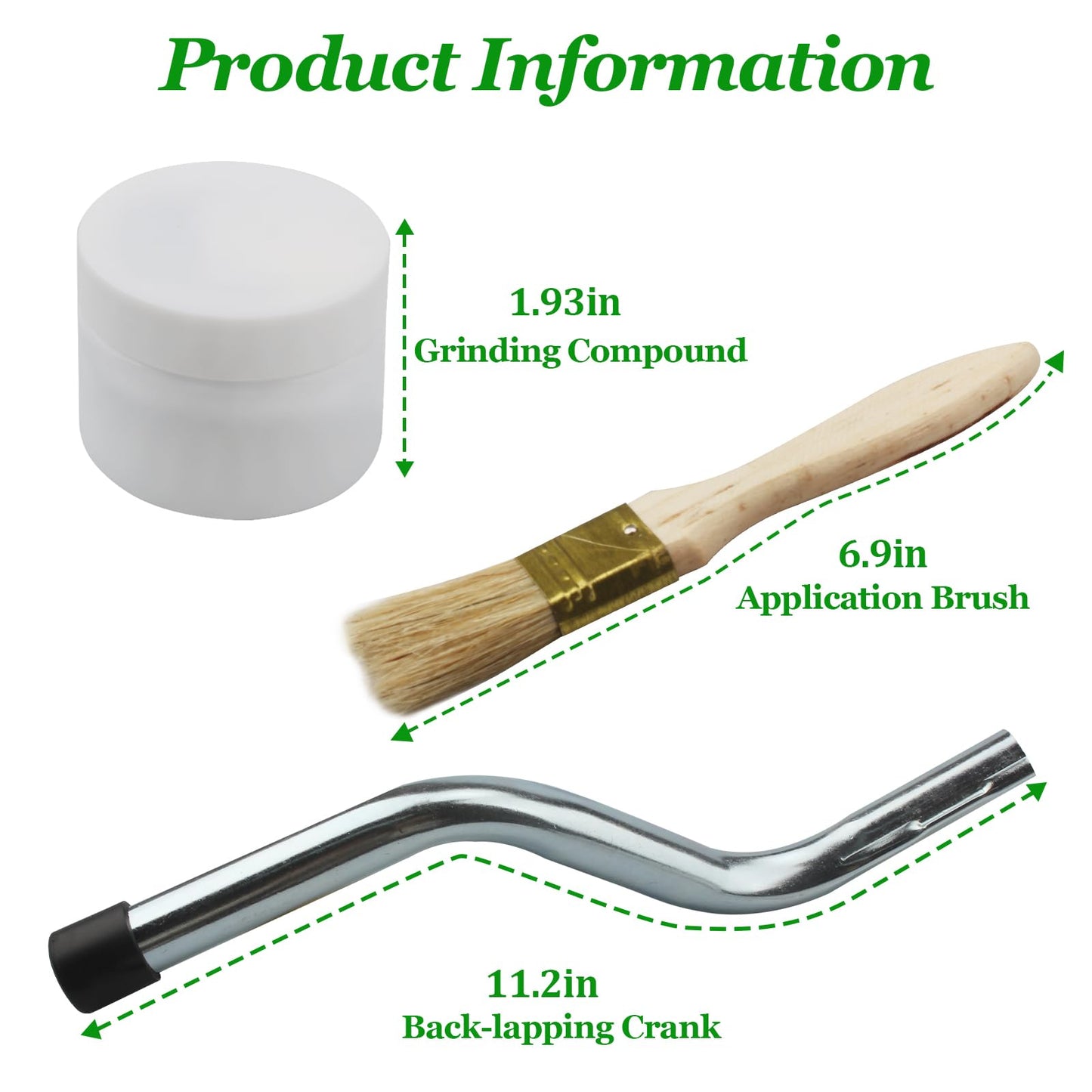AAAQQ SK-1 Compound Sharpening Kit Compatible with Push Reel Lawn Mower, Reel Lawn Mower Sharpening Kit, Manual Push Lawn Mowers Sharpening Kits