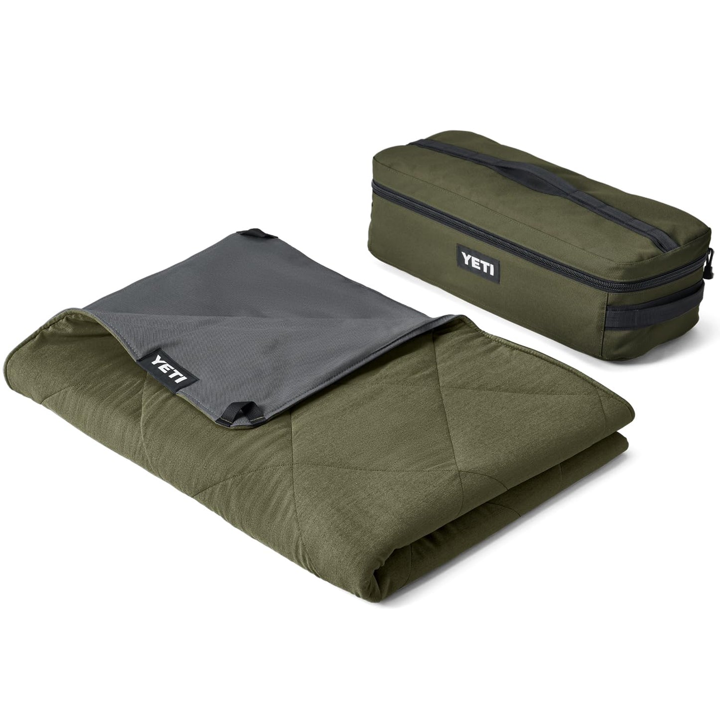 YETI Lowlands Blanket, Multi-Use Blanket with Travel Bag, Olive Green