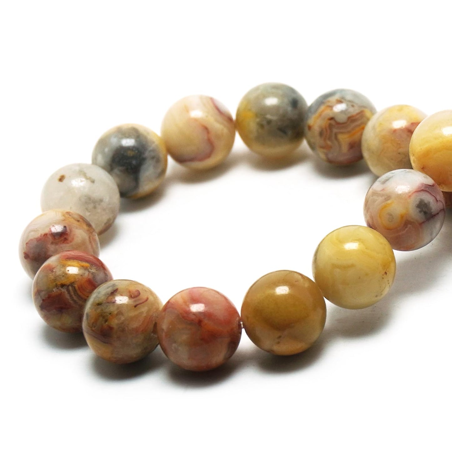 DIQIO Natural Stone Beads Gemstone Beads for Jewelry Making - 6mm Chrysanthemum Beads for Bracelets, Coral Crystal Round Beads(58-60pcs, 6mm, Chrysanthemum)
