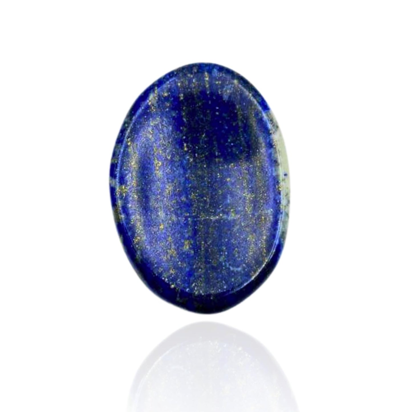 Wholesalegemshop Lapis Lazuli Thumb Worry Stones Metaphysical Gemstone Crystal Healing Reiki Men Women Gift FENG Shui Positive Energy Love Wellness Palm Stones Wicca Powerful
