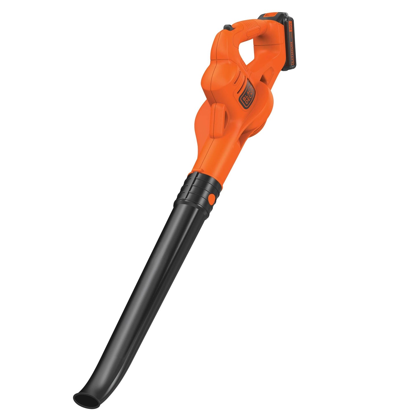 BLACK+DECKER Cordless Leaf Blower with Battery and Charger 20V MAX, Electric Leaf Blower 130 mph Air Speed, Lightweight Design (LSW221)