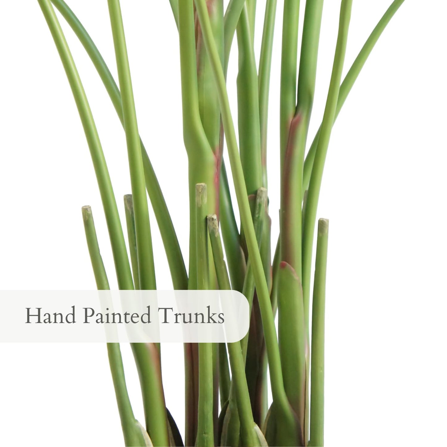 CG Hunter Faux Birds of Paradise Plant, Premium Artificial Indoor Plant Stands 8' Tall and Enhances Interior Design, Lifelike-Leaves Create Realistic Natural Appearance, Grey Planter Pot Included