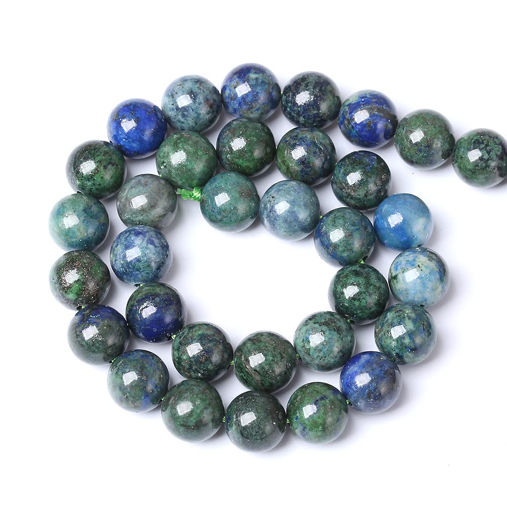 4MM 88PCS Natural Stone Lapis Chrysocolla Loose Beads for Jewelry Making DIY Bracelet