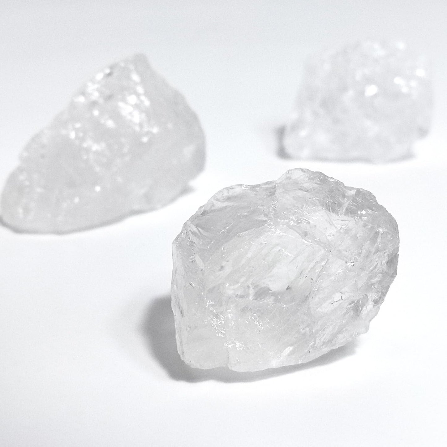 Nvzi Raw Clear Quartz Crystals Bulk, Real Gemstones and Crystals, Rocks and Minerals, Healing Crystals, Quartz Crystals and Healing Stones, Cuarzos Originales De Energia Y Piedras(1LB)