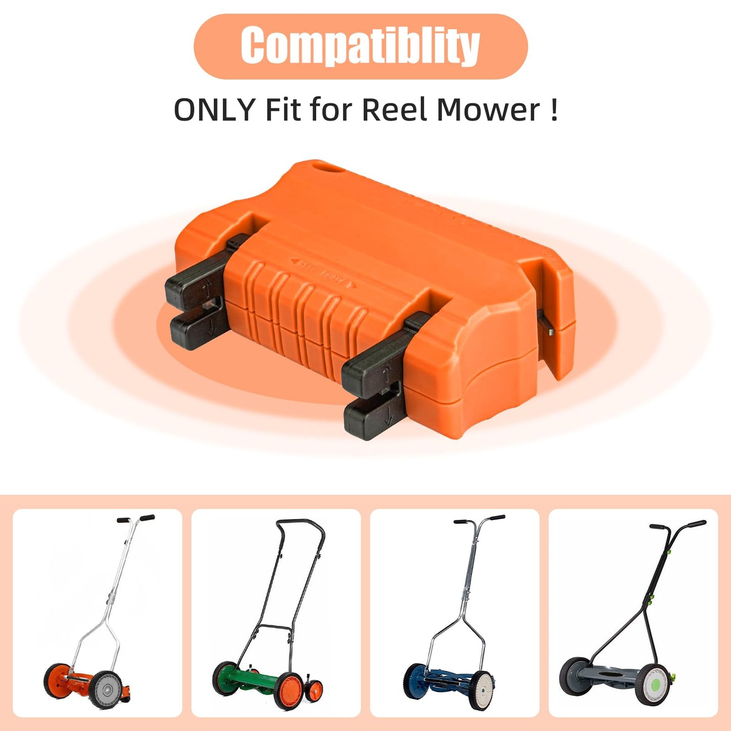 Reel Mower Blade Sharpener Kit - Orange