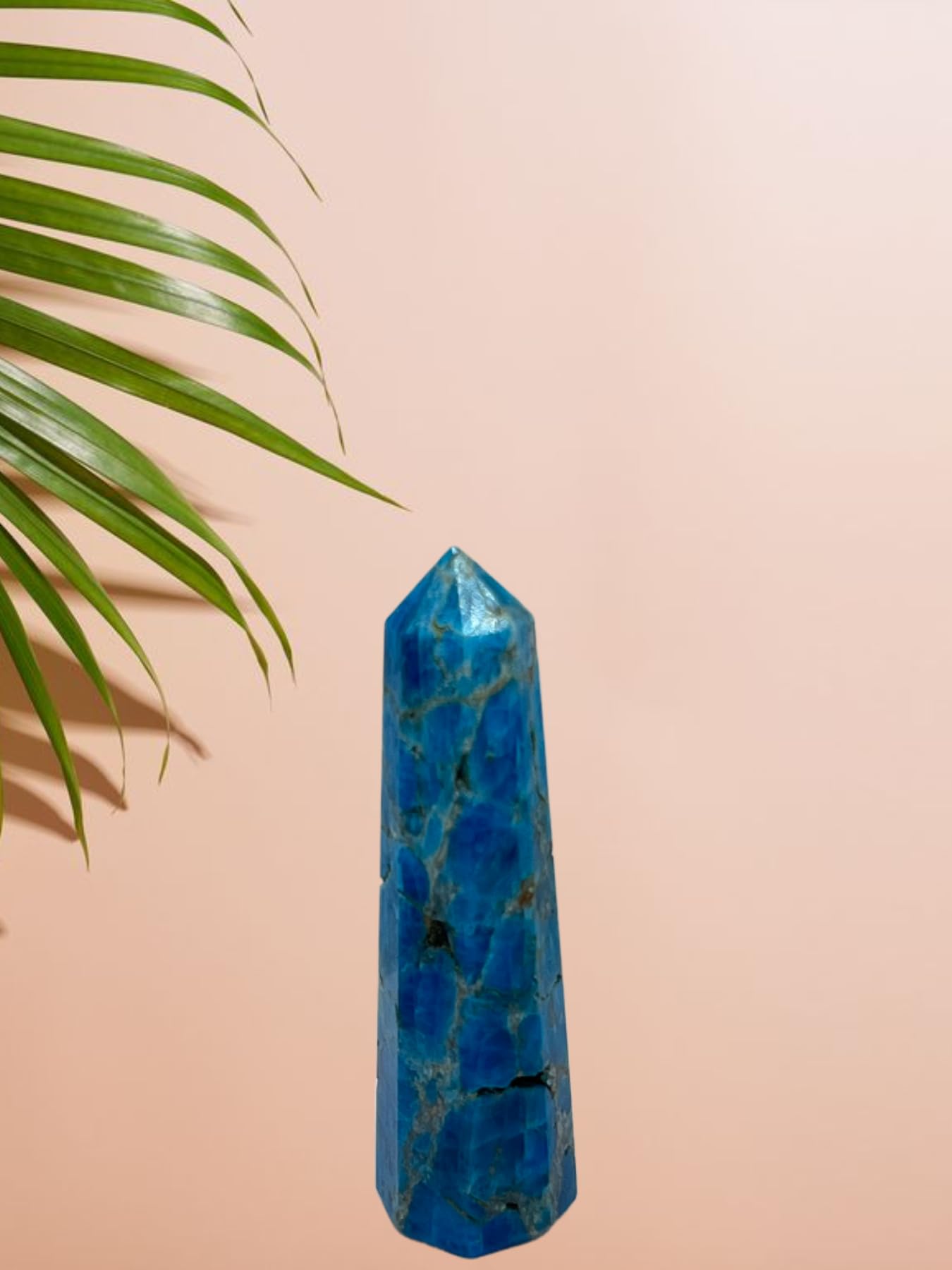 3 Inch Gemstones Apatite Obelisk Tower Jumbo Facet Aura Rock Crystal Natural Polished Earth Wand Spirit