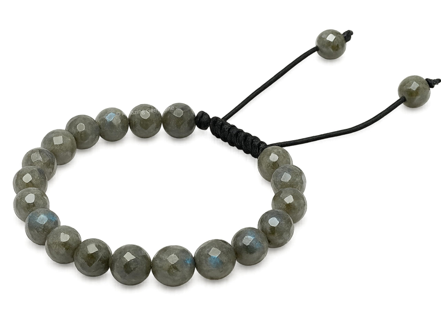 Amazing Gemstone Labradorite Bracelet for Women - Chakra Mens Bracelet Protection Crystals and Healing Stones - Blessing Bracelet Spiritual Meditation Gift Christmas Stocking