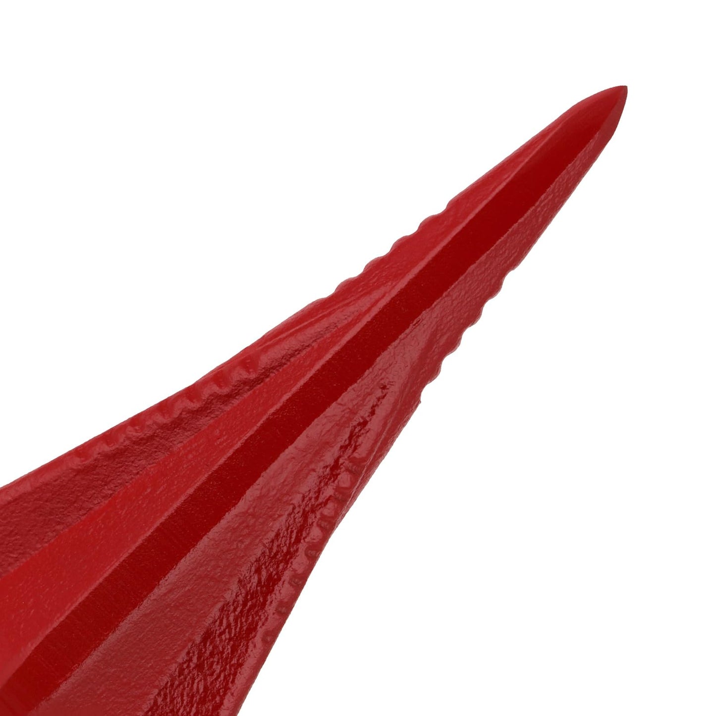 ZEONHAK 4lbs Diamond Wood Splitting Wedge - 4-Direction Steel Splitter for Wood, 2 PCS, Red