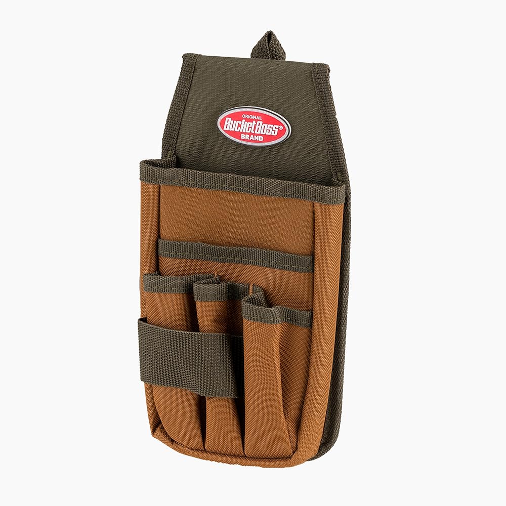 Bucket Boss - Utility Pouch with FlapFit, Pouches - Original Series (54170), Brown