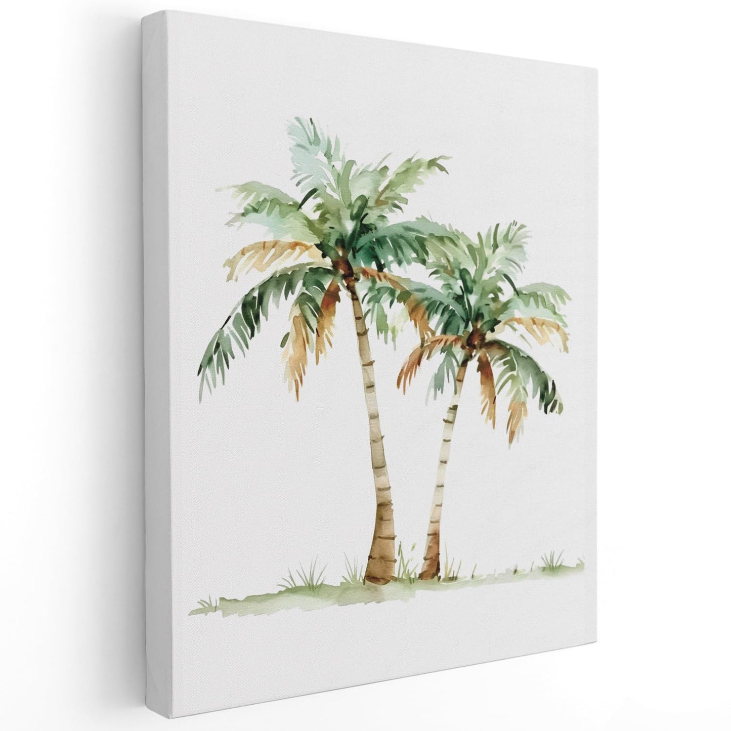 APJYM Tropical Palm Tree Wall Art Decor, Summer Beach Wall Decor, Beachy Room Decor Aesthetic, Coastal Canvas Wall Art, Coastal Wall Decor, Beach Posters, 11x14 Framed