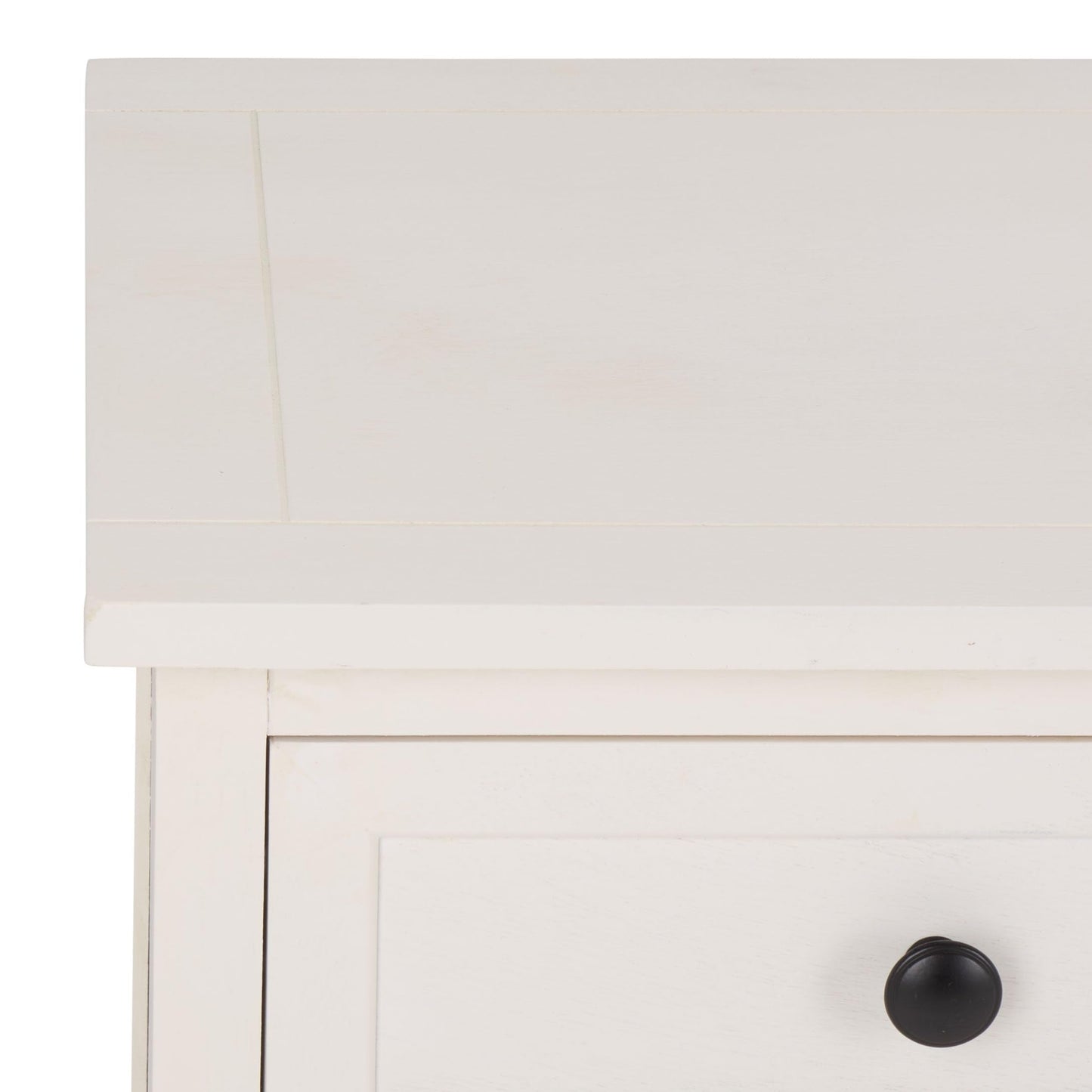 SAFAVIEH Home Collection – Damien Ivory 6-Drawer Storage Bench, Mixed-Material Cottage Design, Fully Assembled (AMH5701K)