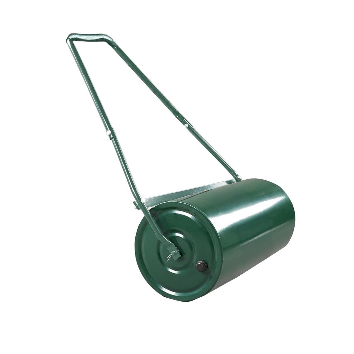 Garvee 9.5 Gallon Tow-Behind Lawn Roller | Water/Sand Fillable Garden Drum with u-Shape Handle | Heavy Duty Soil Leveler for Seeding, Sod, and Turf Maintenance