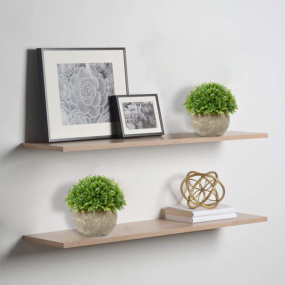 Briful Small Fake Plants Faux Potted Plant Mini Artificial Plants for for Home Table Office Room Desk Bathroom Shelf Kitchen Farmhouse Mantel Decoration