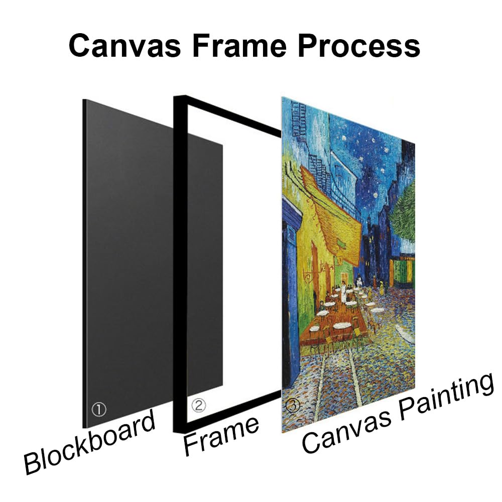 ARTFEB 3 Piece Canvas Wall Art,Classic Van Gogh Artwork Painting Reproduction,Starry Night Giclee Canvas Prints Wall Art for Home Office Decor