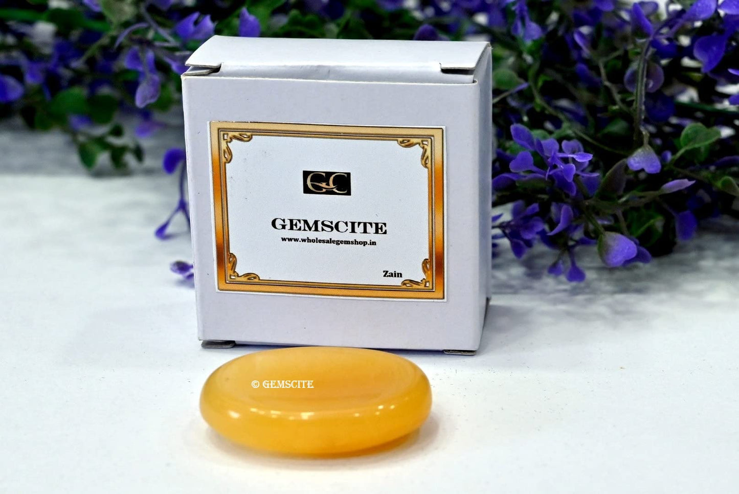 GEMSCITE Yellow Aventurine Thumb Worry Stones Metaphysical Gemstone Crystal Healing Reiki Men Women Gift FENG Shui Positive Energy Love Wellness Palm Stones Wicca Powerful