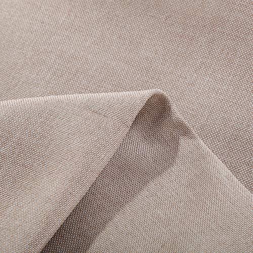 Zhiyuan Solid Linen-Like Hotel Bed Foot Runner Home Decorative Bed Scarf Dining Table Runner 19.5"x102", Bisque