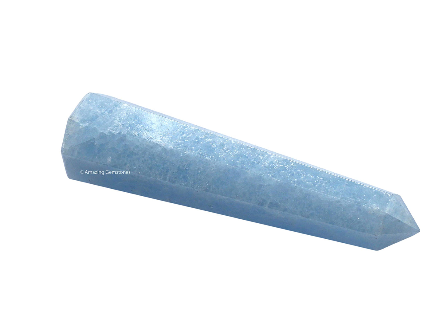 Amazing Gemstone Blue Calcite Celestite Crystal Towers ~ Natural Healing Crystal Point Obelisk for Reiki Healing and Crystal Grid (2" to 3" Inch)