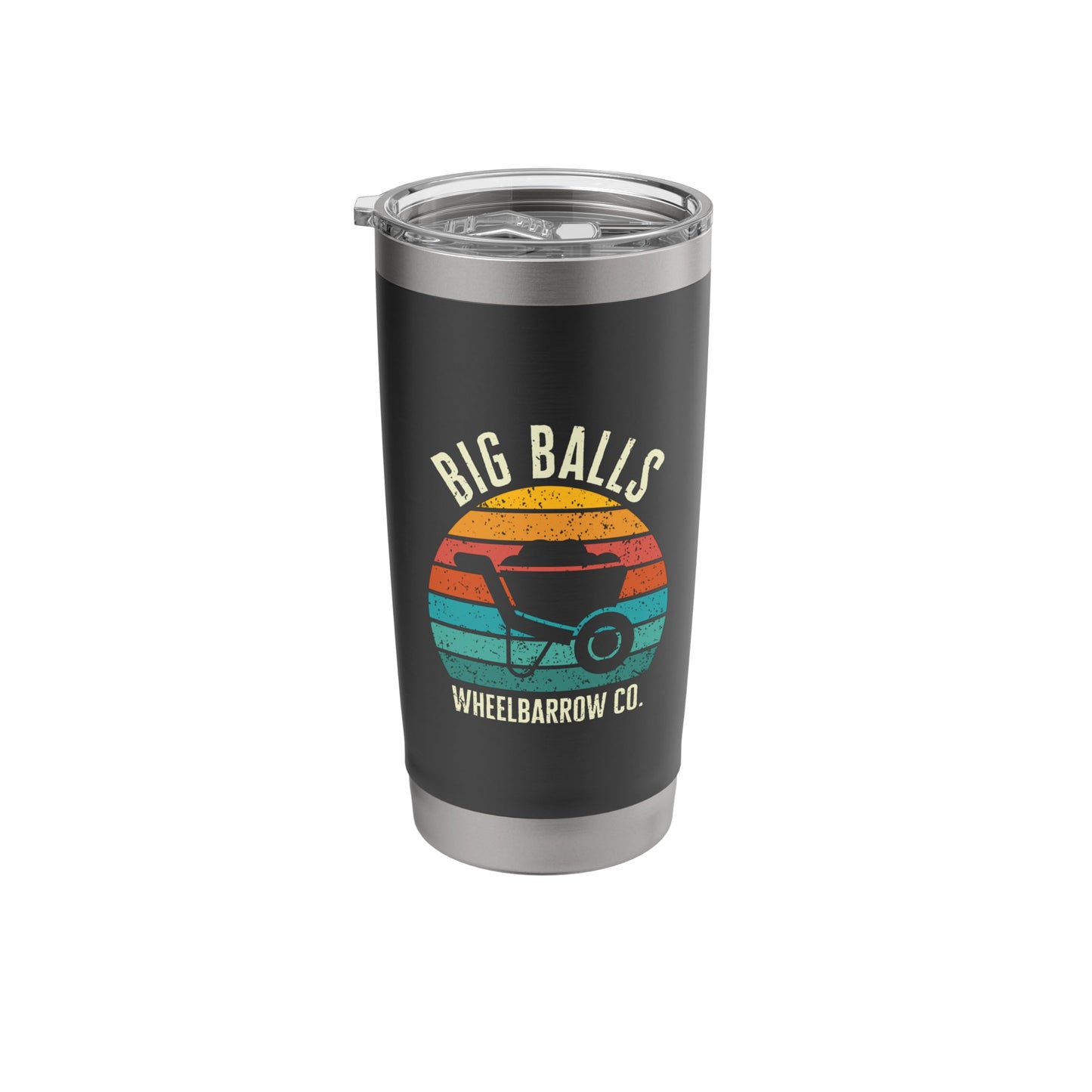 Big Balls Wheelbarrow Company Company Stainless Steel Insulated Tumbler