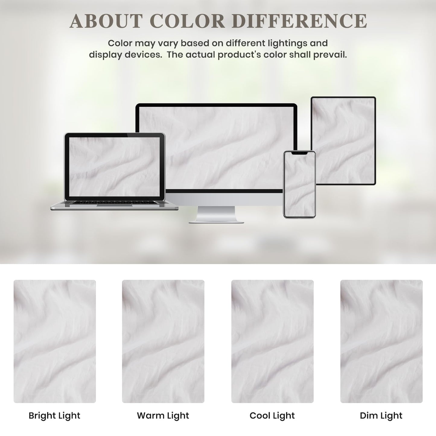 Melodieux Cotton Sheer Curtains 63 Inch Length 2 Panels, Light Filtering Pinch Pleated Cafe Curtains Panels, Back Tab Bedroom and Nursery Kitchen Drapes with Hooks, 40x63 Inch, White