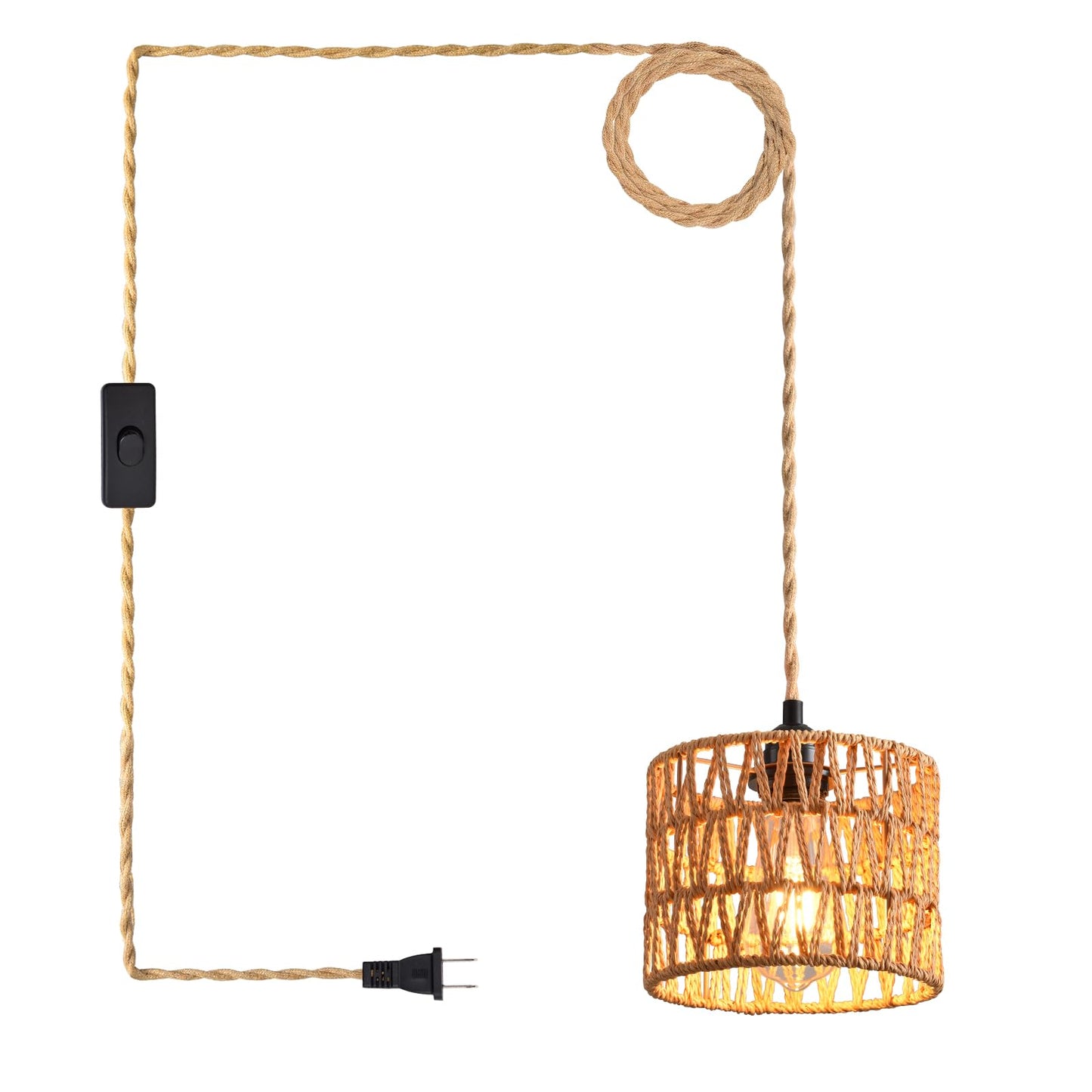 KENMI Farmhouse Pendant Lighting,Chandelier Industrial Pendant Light, Modern Kitchen Island Lights Fixtures Ceiling Hanging Dining Room Living Room