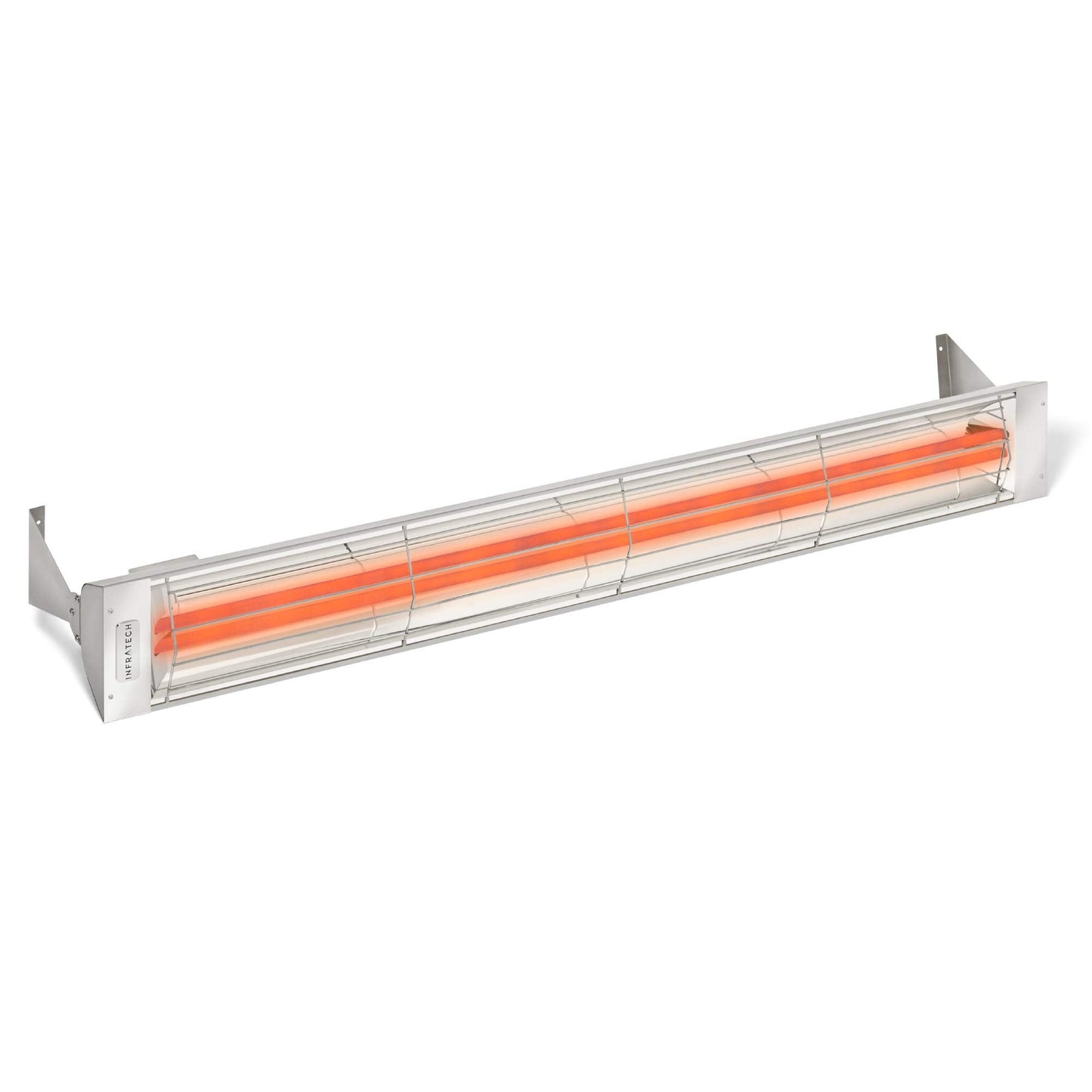 Infratech WD-6024 SS Stainless Steel Fixture Dual Element Electric Patio Heater 6000 Watt 240 Volt 61.25" Long