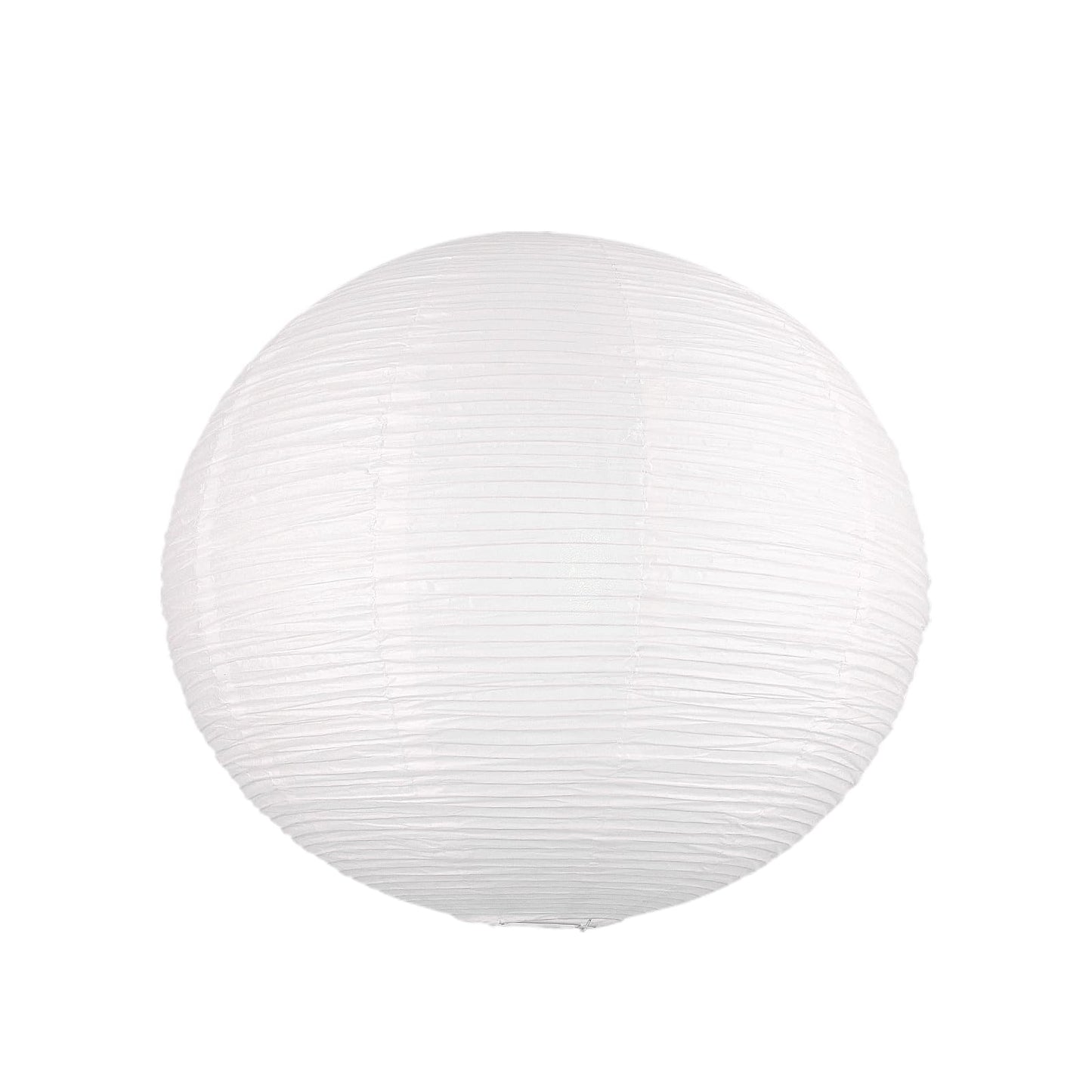 White Round Paper Lantern Lampshade, 12"x12'' Small Paper Lanterns Pendant Light Shade, Chinese Foldable Design for Living Room, Bedroom, Ceiling Lampshade Party Decor