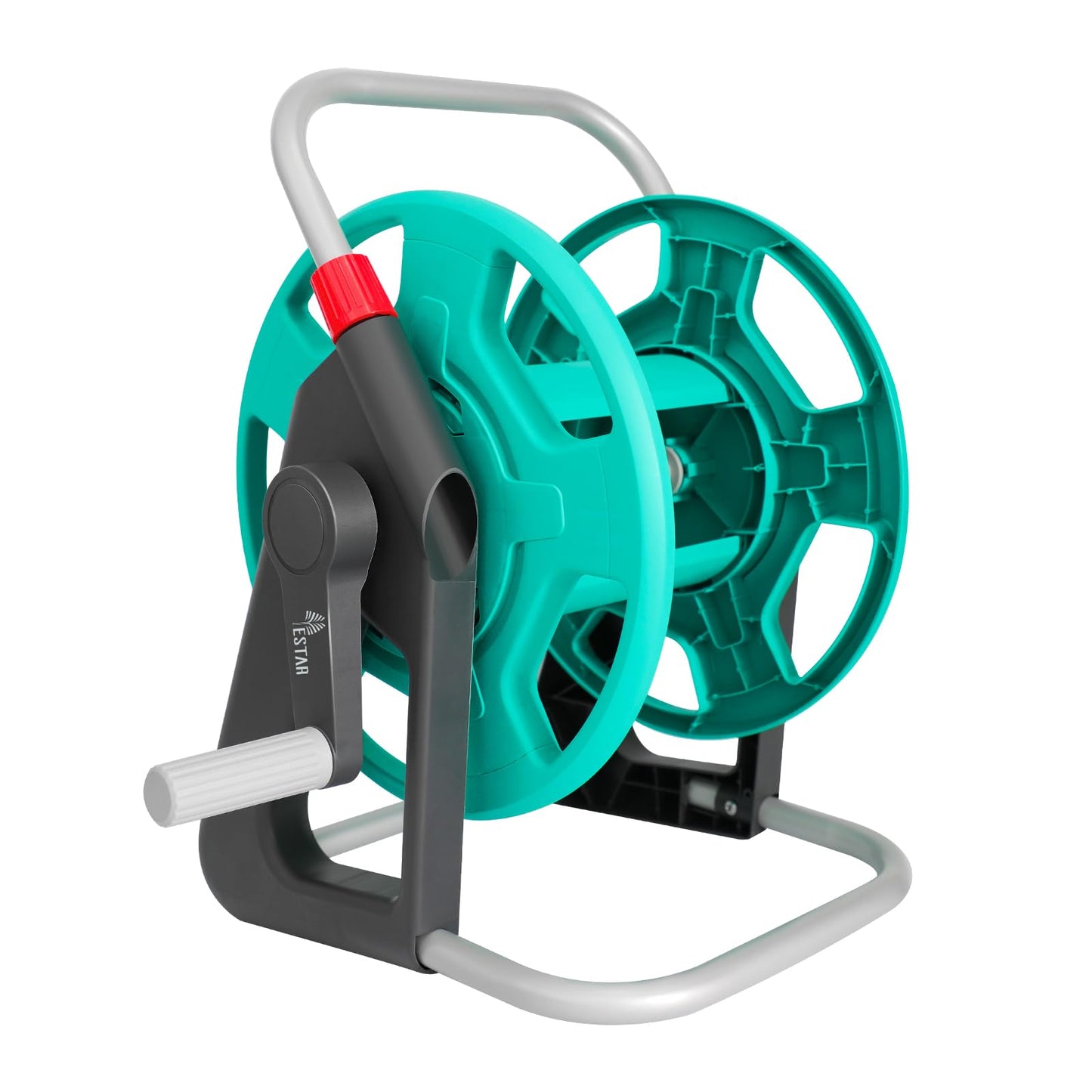 YESTAR Garden Water Hose Reel Cart,Holds 50-60 Ft of 5/8 Inch Hose, Portable Hose Pipe Holder for Outside