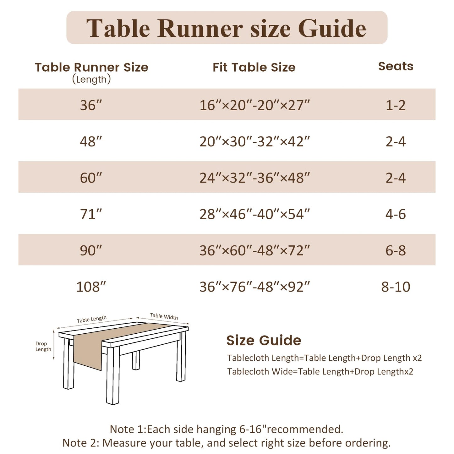 Xiomot Burlap Boho Table Runner Farmhouse Rustic Jute Macrame Woven Dining Table Runner for Bedroom Dresser Kitchen Home Decor(Brown, 12x36 in)
