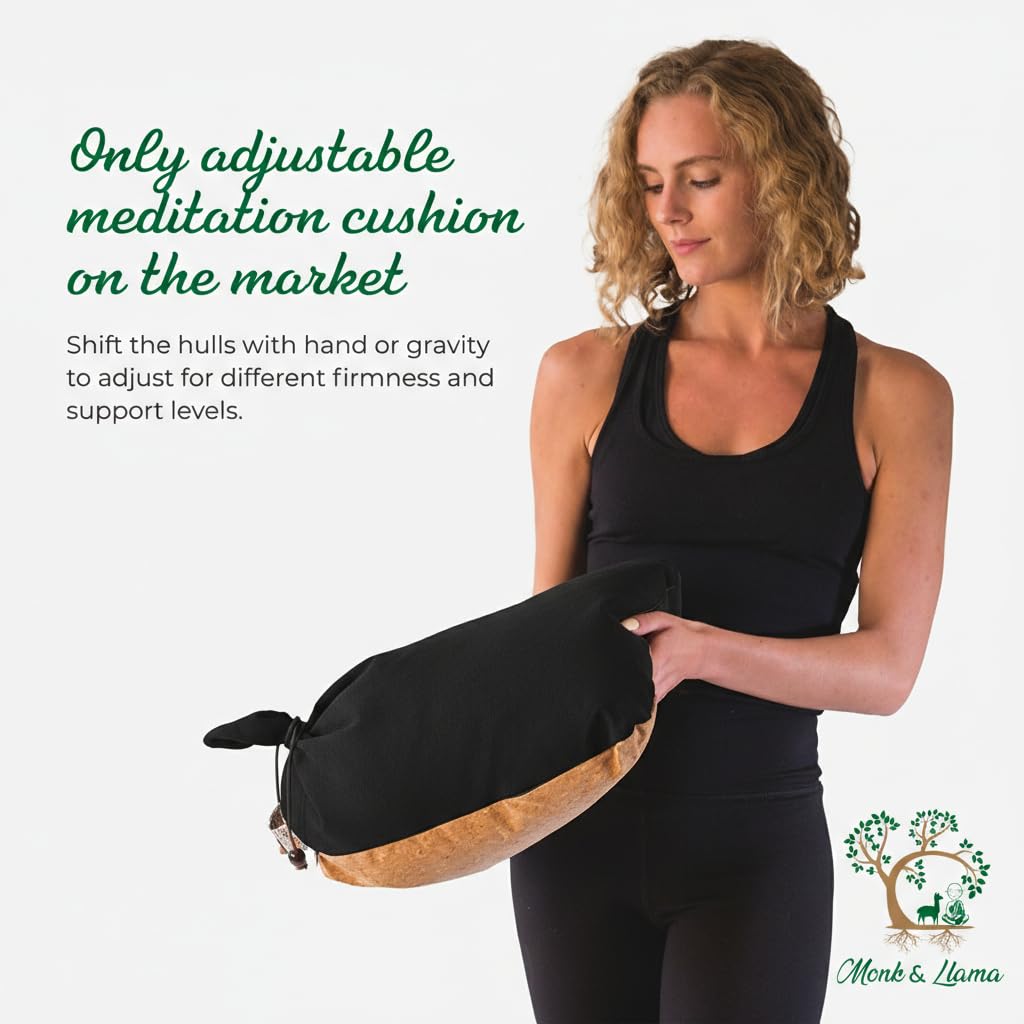 MONK & LLAMA Meditation Cushion Floor Cushion