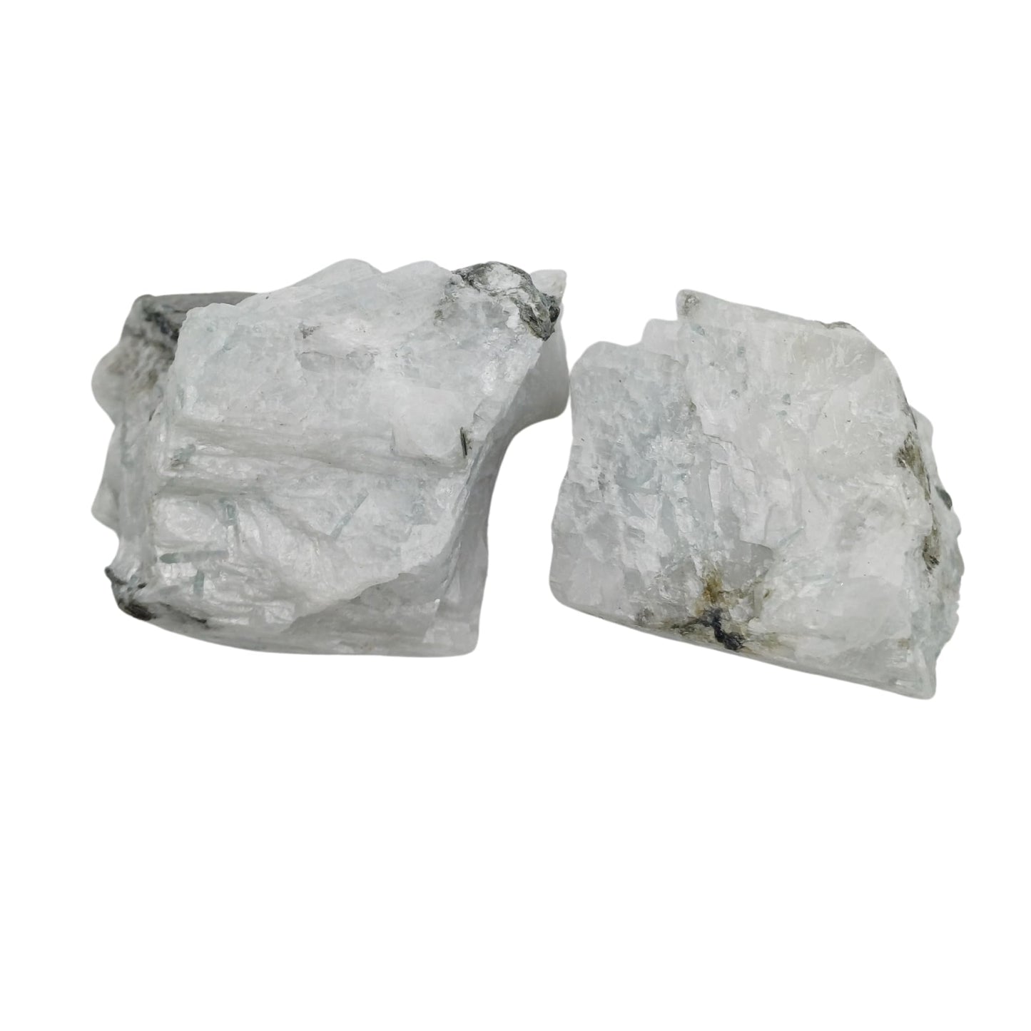 Crystals, Rocks, Jade, Crystals and Healing Stones, Witchcraft Supplies, Healing Crystals, Stones, Healing Stones, Rock Collection, Agate, Raw Stones (Rainbow Moonstone, 2 Pcs)