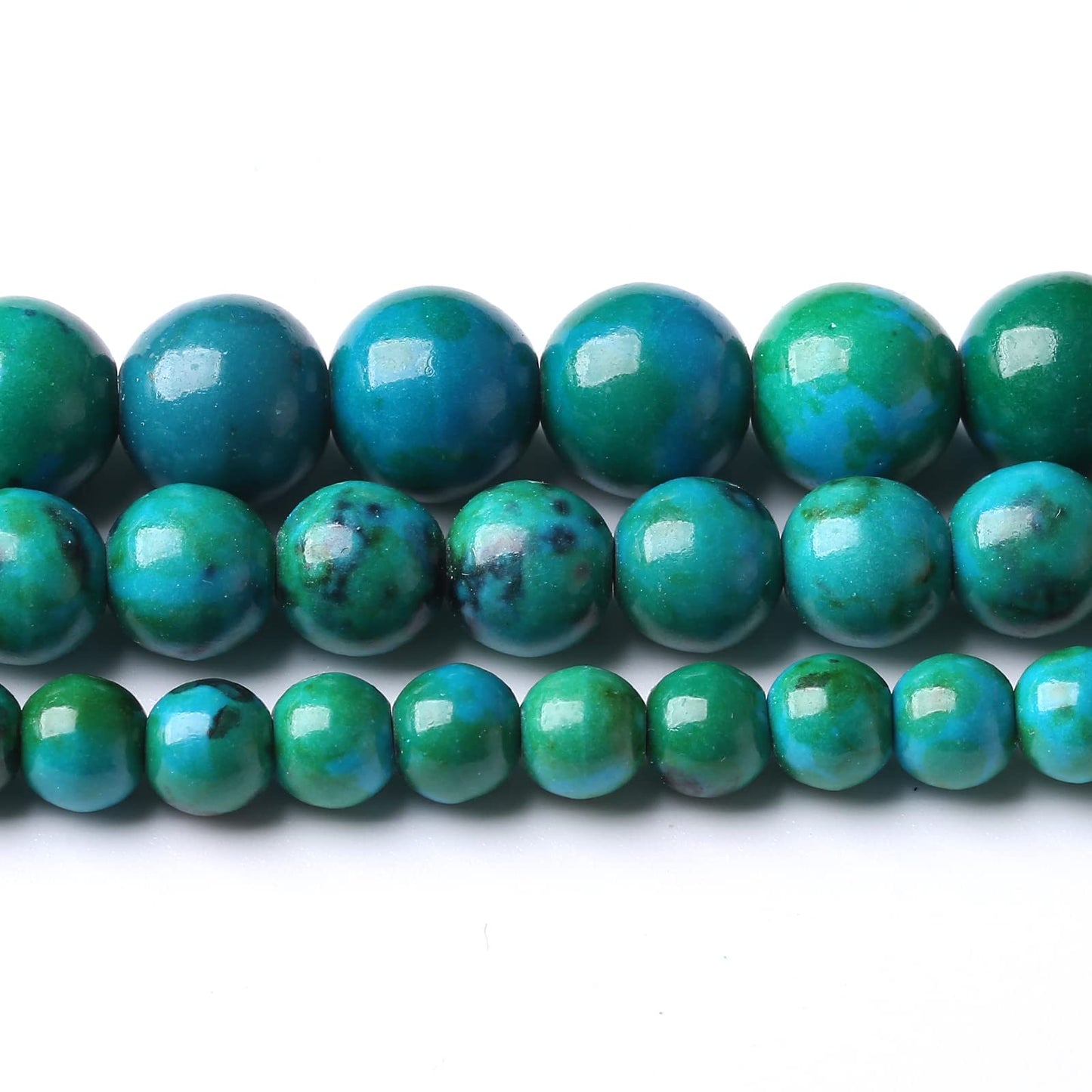 60PCS 6MM Natural Phoenix Stone Beads Round Loose Stone Beads for Jewelry Making DIY Energy Stone Healing Power Bracelet 15"