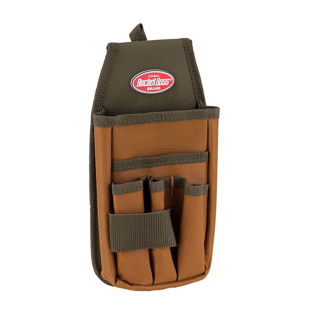 Bucket Boss - Utility Pouch with FlapFit, Pouches - Original Series (54170), Brown