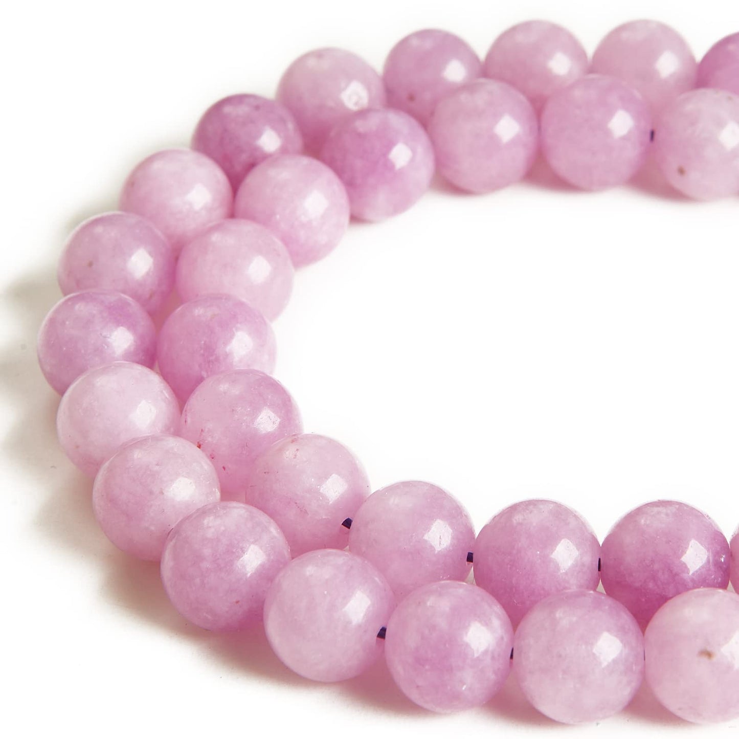 100pcs 6mm Kunzite Beads Natural Gemstone Beads Round Loose Beads for Jewelry Making