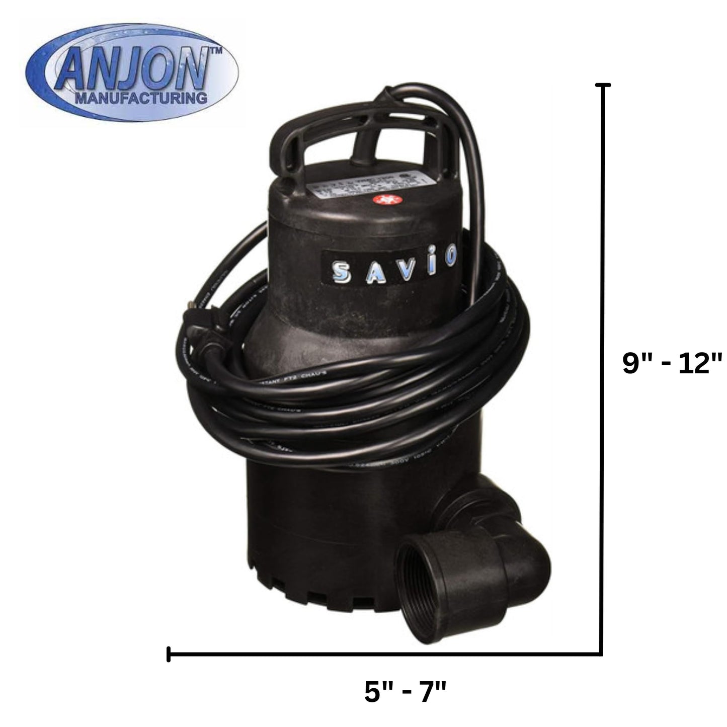 Savio Water Master Clear 1740 GPH Submersible Pond Pump