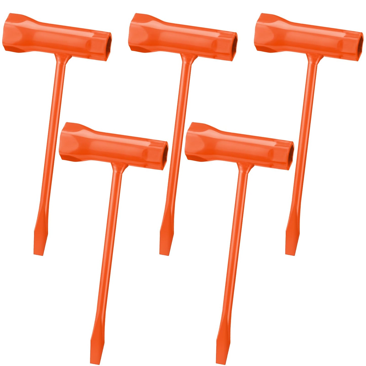 Leriton 5 Pcs Chainsaw Bar Wrench Replacement Combination Screwdriver and Scrench Tool Mix for 1/2, 3/4 Inch, 13 mm, 19 mm Cap Saw Chain Nuts Accessories