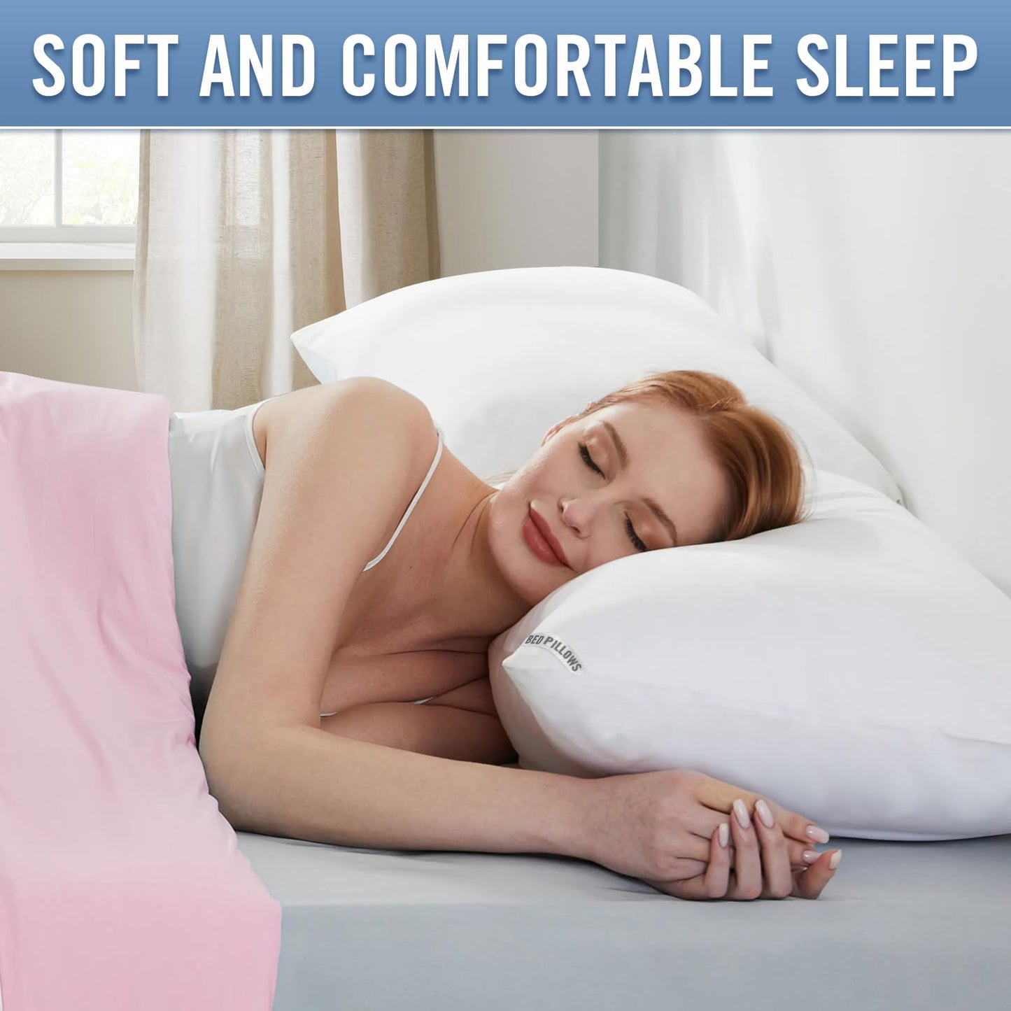 Piwaal Luxury Hotel Pillows for Sleeping 4 Pack,Bed Pillows Standard Size Set of 4,Down Alternative Filling,Pillows for Back,Stomach or Side Sleepers