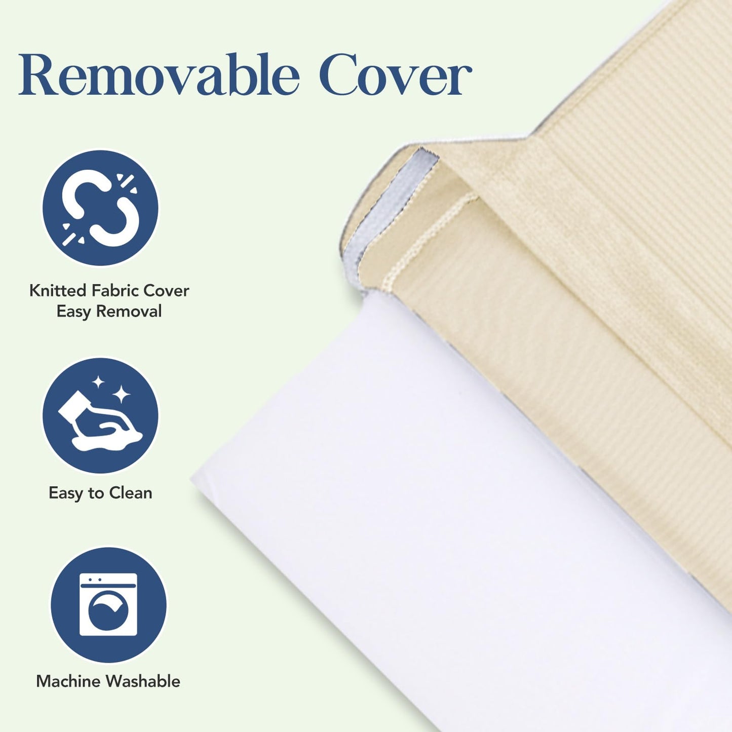 L’AGRATY Outdoor Chair Cushions for Patio Furniture：24" x 24" Deep Seat Cushions with Backrest for Couch Sofa Chair - Waterproof Fade-Resistant Patio Cushion (Set of 1,Beige)